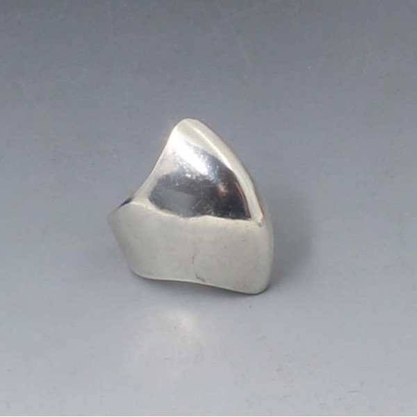 Bent Knudsen Sterling Silver Helmet Ring